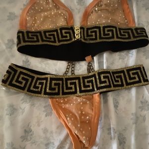 COPY - versace dance wear + money bag